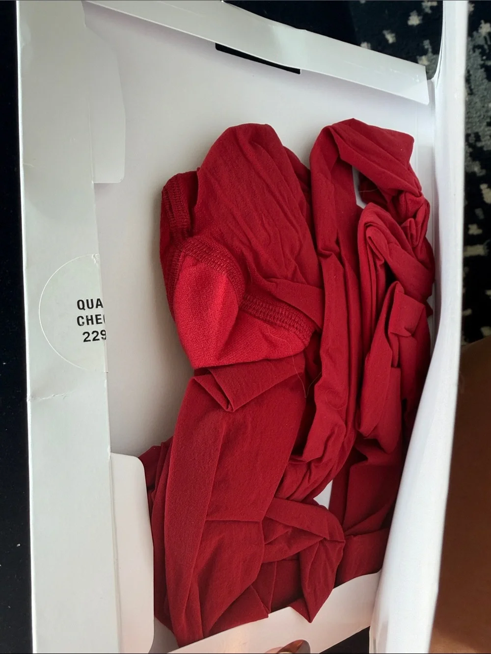 Wolford Individual 20 Tights| 20 Den Mat Look| Crimson Red| Large